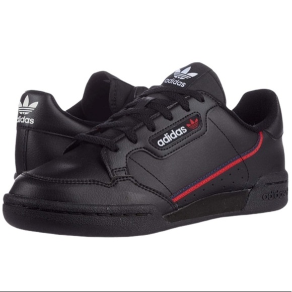 ADIDAS Original Baby CONTINENTAL 80 Black Sneaker Shoes Baby Size
